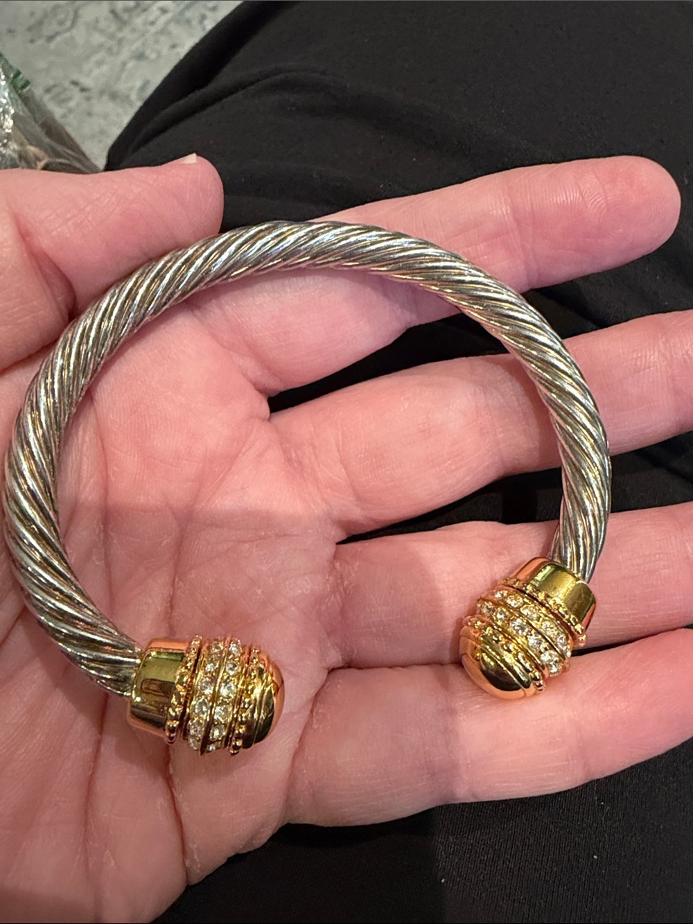 Beautiful Cable Cuff-read description